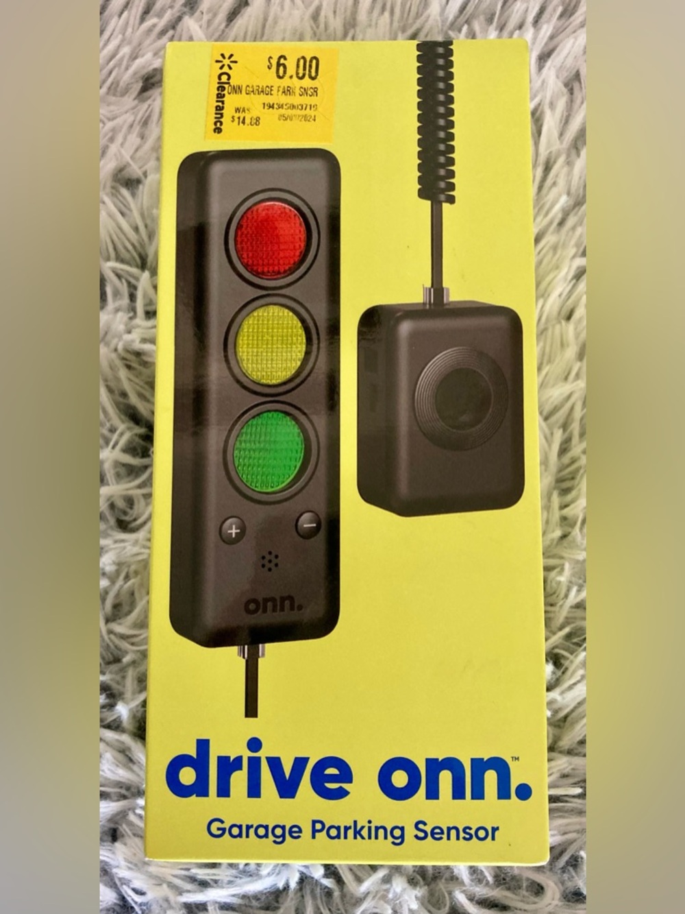 Black Garage Parking Sensor with LED Traffic Light Display - Picture 2 of 9